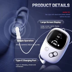 Uyku yardım cihazı Microcurrent darbe hızlı uyku enstrüman kulak klipsi uyku cihazı anksiyete uykusuzluk hipnoz yatıştırıcı Relax - Product Image 4