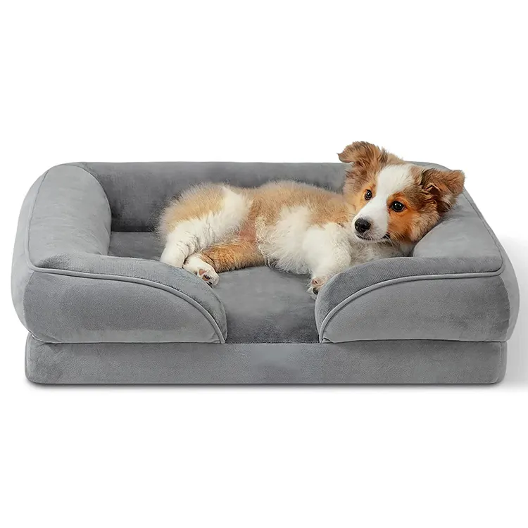 Pet sofa mattress removable and washable waterproof medium and large dog customization memory foam dog bed