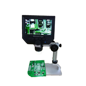 Microscopio electrónico portátil G600, con pantalla de 4,3 pulgadas, 600 veces, soporte de metal, industrial, batería integrada - Product Image 5