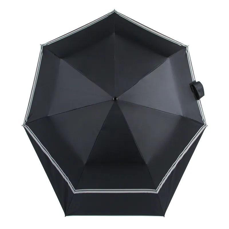 Ombrello pieghevole a 3 sezioni a prova di Uv Unisex oversize forte ombrello creativo Multi-funzione zaino per studenti ombrello
