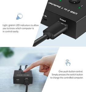 2 porte USB 3.0 interruttore di condivisione USB tastiera Mouse USB tastiera Scanner - Product Image 4