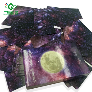 Thẻ Chơi Bài Tùy Chỉnh In Ấn Trò Chơi Bán Buôn Tử Vi Thú Vị Đen Và Vàng Thẻ Tùy Chỉnh Phù Thủy Tarot - Product Image 6