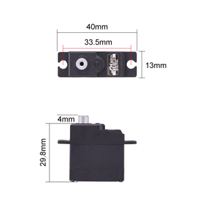 Metal dişli JX Servo PDI-1181MG 18g RC FPV Drone için 3.5KG dijital Servo - Product Image 4