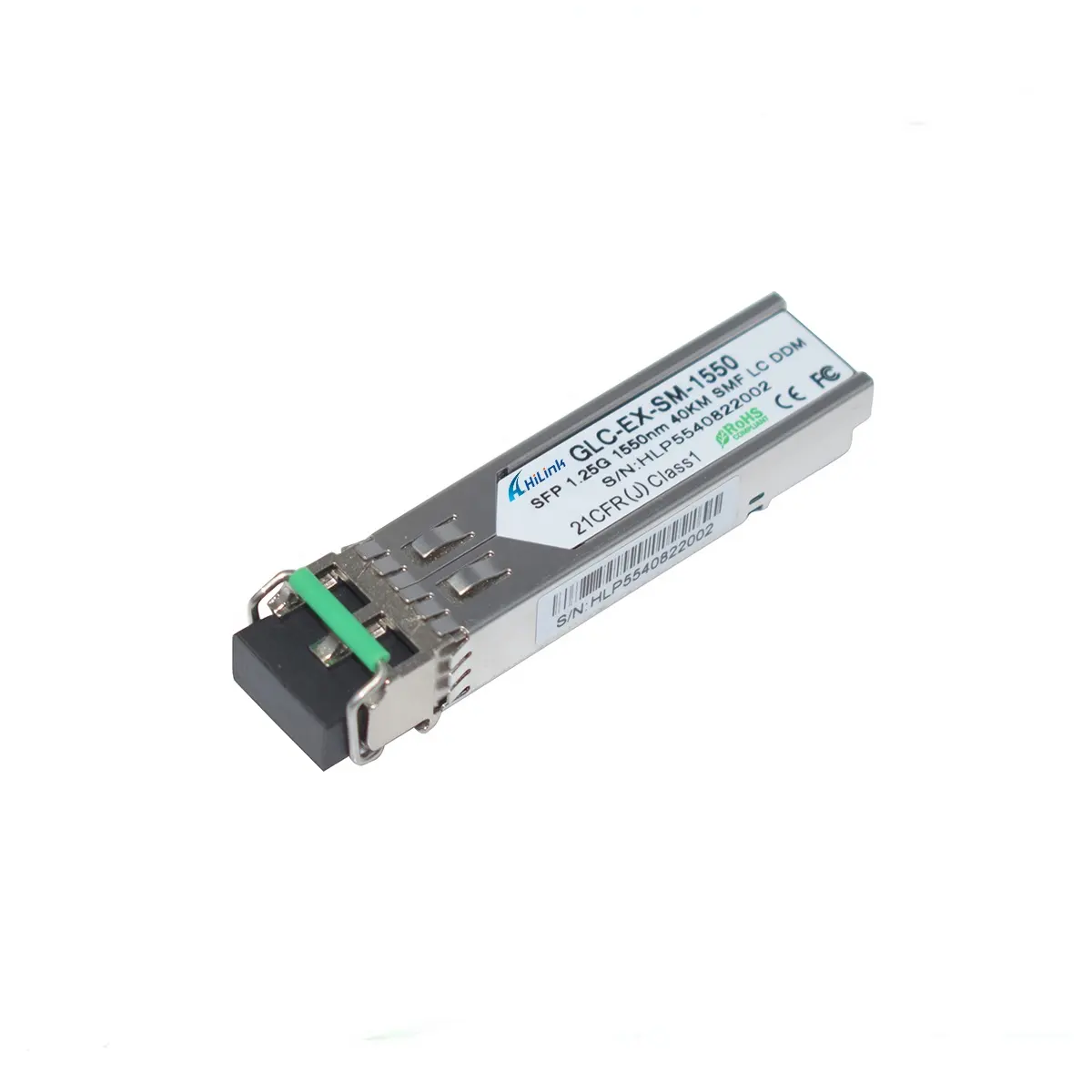 O único modo 1550nm SMF 1550nm do Internet 1550nm 1.25G 40KM do gigabit Dual o transceptor do LC SFP