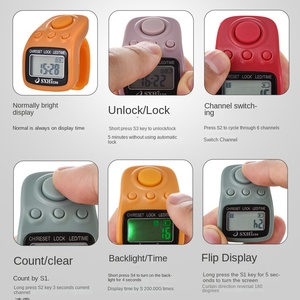 Multi-funzione digitale LED contatore con Display luminoso può essere carica-iOS funzione di sistema di funzionamento sveglia - Product Image 5