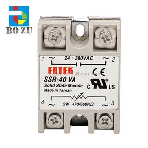 Твердотельный релейный модуль FOTEK однофазный SSR-25 DA 40 DA SSR-25 VA 220V изолированное реле напряжения для наружного принтера