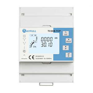 Rayfull TC55M-TCPフェーズCT入力マルチパラメーターRS485ModbusイーサネットTCPポートエネルギーメーター