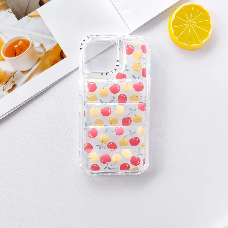 New Dazzling Three-In-One Varnish Painted Down Jacket Phone Case for iPhone Samsung Xiaomi