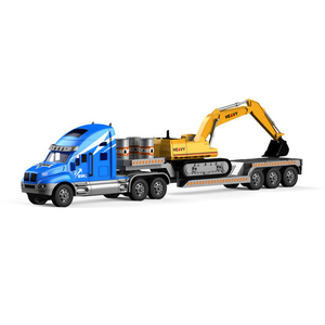 1/14 tam fonksiyonlu RC traktör römork taşıma oyuncak çocuklar için yarı römork seti çekici kamyon araba - Product Image 3
