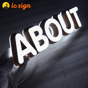ตกแต่ง Remless Led ช่อง Led ป้าย Led ป้าย Lighted ตัวอักษรสำหรับกลางแจ้ง - Product Image 5