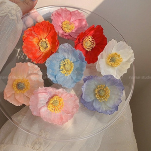 超级仙女珍珠发夹鲜花百合 & 玫瑰芙蓉发夹侧夹派对夏季沙滩休闲装女孩