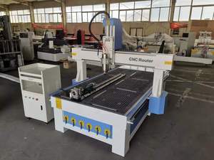 Rotary Axis 1325 Cnc Router 3 Axis 4 Axis Máquina de tallado de madera Cnc para tallado 3D Patas de mesa - Product Image 3