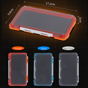 17.2*9.8*2cm3色釣りアクセサリー卸売プラスチック強い鯉釣り道具ボックスセットルアー付き