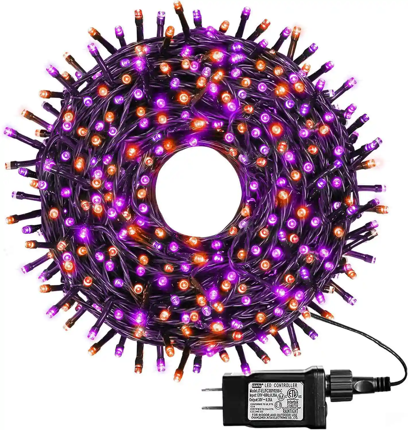 500 LED Farbwechsel String-Lichter mehrfarbiges Weihnachtslicht wasserdichtes Outdoor-Lichter für Weihnachtsbaum-Party-Dekoration