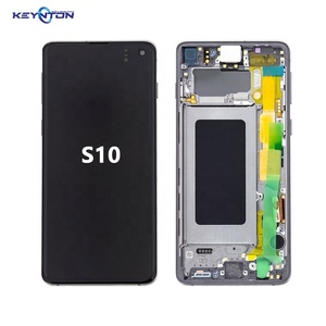 หน้าจอ OLED OEM พร้อมกรอบสำหรับ Samsung Galaxy,หน้าจอ AMOLED LCD S8 S8 Plus S9 S9 Plus S10 S10e S20 Plus