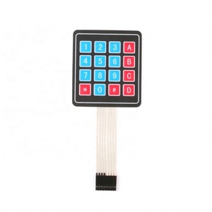 マトリックスアレイDIY Arduinoキーボードキーパッドコントロールパネルパッド1-20キーボタン3*4-4*5膜スイッチゴム素材 - Product Image 4