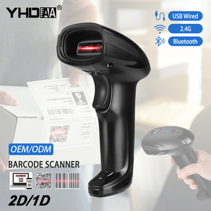 Escáner de lector de código de barras de imagen 2D CMOS compatible con PDF417 Data Matrix Bluetooth Wireless Qr Ocde Scanner - Product Image 1