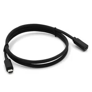 Venta al por mayor usb3.0 tipo C cable rápido tipo C macho a tipo C hembra Cable de datos de extensión para Macbook - Product Image 1