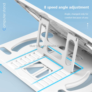 Ajustável 360 Graus Dobrável <span class=keywords><strong>Desktop</strong></span> Titular Notebook Ergonomia Computador Tablet Mount <span class=keywords><strong>Stand</strong></span> Vertical Notebook <span class=keywords><strong>Stand</strong></span> Plástico