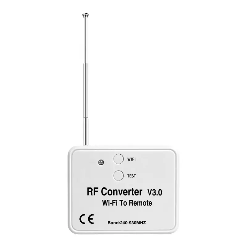 Multi frequenza 240-930mhz WiFi per RF Convertitore di sostituire il telecomando di controllo da telefono cellulare operare su garage con dispositivo di apertura