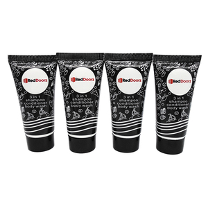 Özel etiket otel banyo malzemeleri için 3 in 1 şampuan ve saç kremi ve duş jeli - Product Image 3