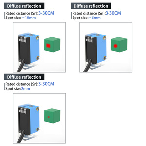 GTRIC Photocell <strong>Sensor</strong> Black <strong>object</strong> <strong>detection</strong> Distance 30cm NPN PNP diffuse reflection BGS Optical photoelectric <strong>sensors</strong> switch