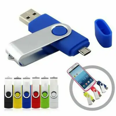 Gitra China Bulk Groothandel 2 In 1 Swivel Otg Usb Flash Drive Dual Usb Flash Memory Stick 16Gb 32gb 64Gb 128Gb