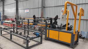 Fabrik preis Voll automatische Diamant-GI-Drahtgitter-Maschendrahtzaun-Webnetz-Zaun herstellungs maschine mit SPS-Kern komponenten - Product Image 6