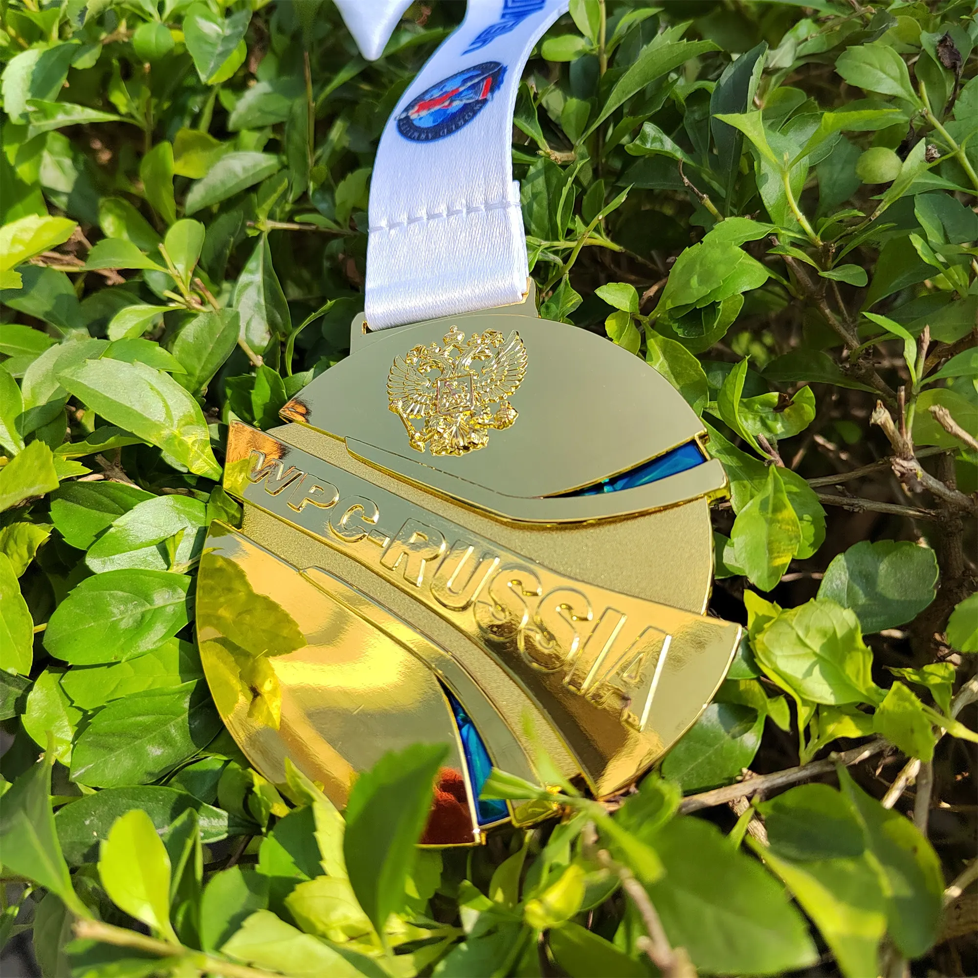 Xieyuan benutzer definierte mit Band Logo Herstellung Souvenir vergoldet Fußball Fahrrad Marathon Laufen leere Sport Metall medaille