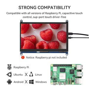 Hot Sale 7 Zoll Raspberry Pi Display 7 Zoll 1024*600 Lcd Bildschirm mit Pcb Board Lcd Modul - Product Image 5
