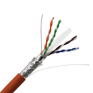 高品质CAT5 CAT6钢带防水局域网电缆室内室外STP UTP铠装双护套网络电缆