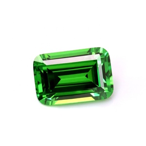 2*4-<strong>3</strong>*6mm Green Color Octangle Step Cutting Synthetic Stones Cubic <strong>Zirconia</strong> Price Loose Cubic <strong>Zirconia</strong> - Product Image 1