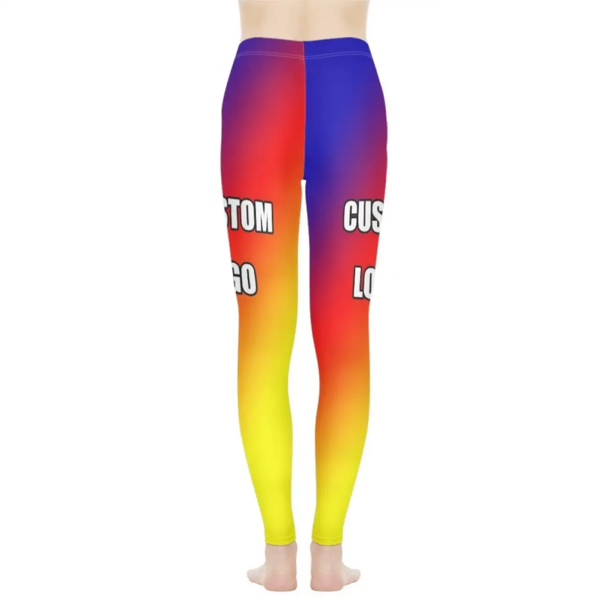 Sconto popolare stampa a piastra completa personalizzazione pantaloni lunghi da Yoga personalizzati all'ingrosso pantaloni da Yoga presa di fabbrica