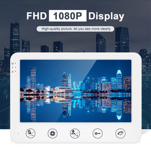 7 Inches Video <strong>Intercom</strong> <strong>System</strong> <strong>Wired</strong> Video Doorbell with IR Night Vision IP65 Rainproof Camera RFID Unlock <strong>2</strong> <strong>Way</strong> <strong>Intercom</strong> - Product Image 2