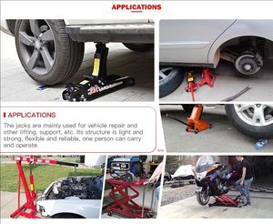Düşük profilli hidrolik Trolly <span class=keywords><strong>Jack</strong></span> <span class=keywords><strong>2.5</strong></span> Ton (5,000 lb) kapasiteli hızlı kaldırma servis jakı ağır hizmet tipi hidrolik kriko