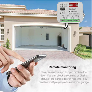 RX-Multi 280-915MHz Tuya WIFI Garage porta ricevitore remoto RF controllo DC9-30V di plastica con codice di rotolamento - Product Image 3