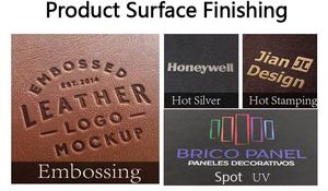 Taccuino personalizzato in pelle sintetica taccuino diario personalizzato A5 con stampa a fascia elastica logo del marchio - Product Image 6