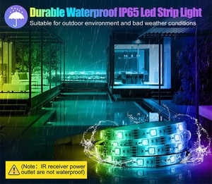 12V 18/60leds 5m15mスマートLEDストリップライトリモコンLEDフレキシブルRGB/RGBICライトストリップキット5050LEDRGBストリップライト - Product Image 6