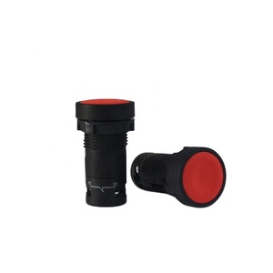 Pulsante piatto da 22mm luce a Led momentanea interruttore a pulsante 220v - Product Image 2