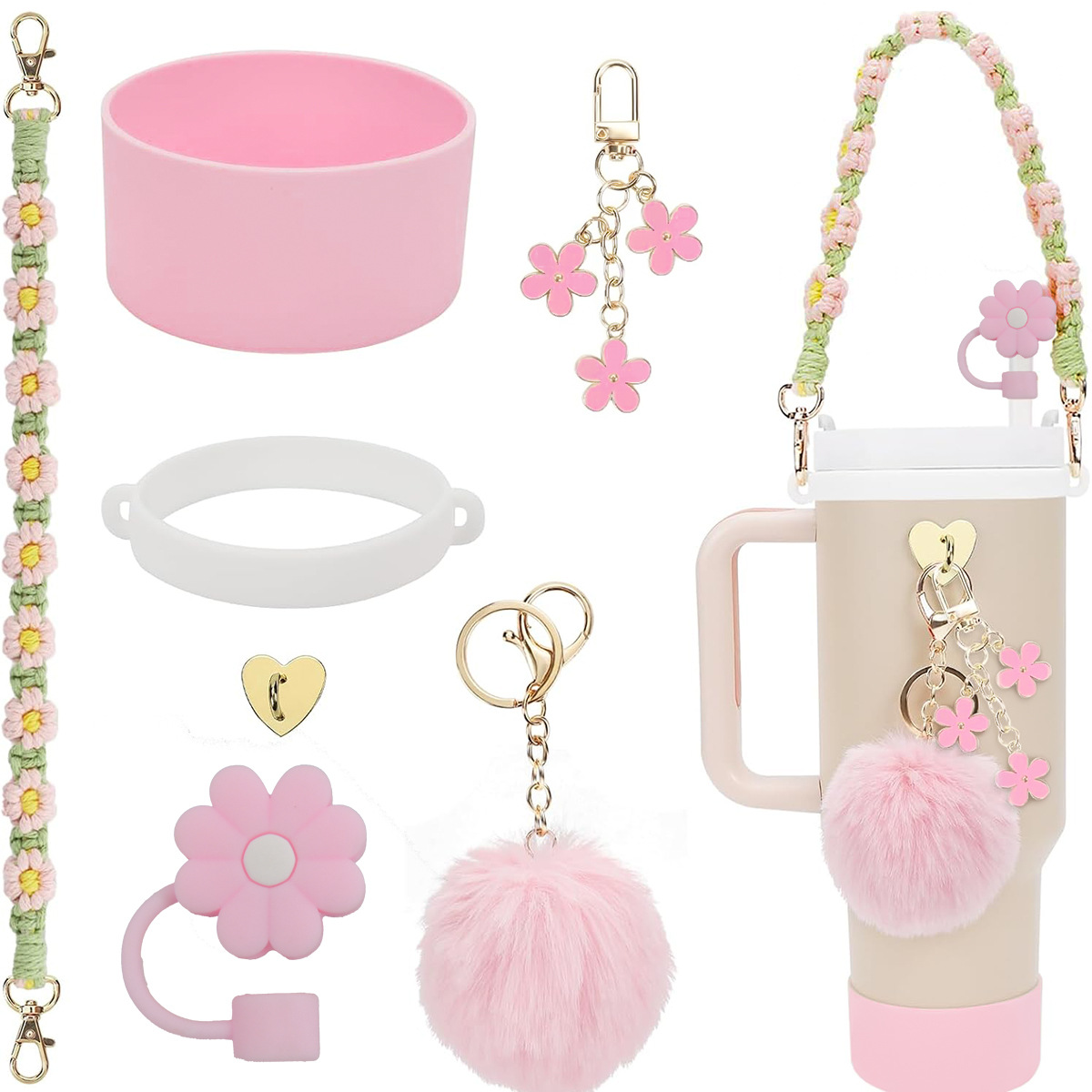 Accessoires-accessoires rose clair