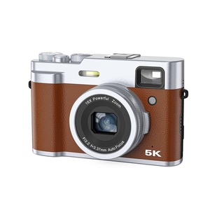 Profesyonel Retro çift kamera dijital Video kamera 5K/4K kayıt WiFi görüntü iletim yüksek güç <span class=keywords><strong>LED</strong></span> flaş sıcak ayakkabı