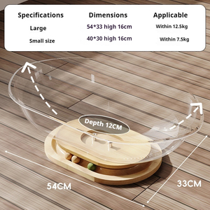All Year Round Semi-Enclosed Cat Litter with Turntable Built-In <strong>Catnip</strong> Capsule Removable and Washable <strong>Use</strong> for Cats - Product Image 6