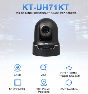4K 25X Zoom NDI камера со звуком для потоковой передачи и видеоконференций портативное оборудование с зумом PTZ-системой - Product Image 6