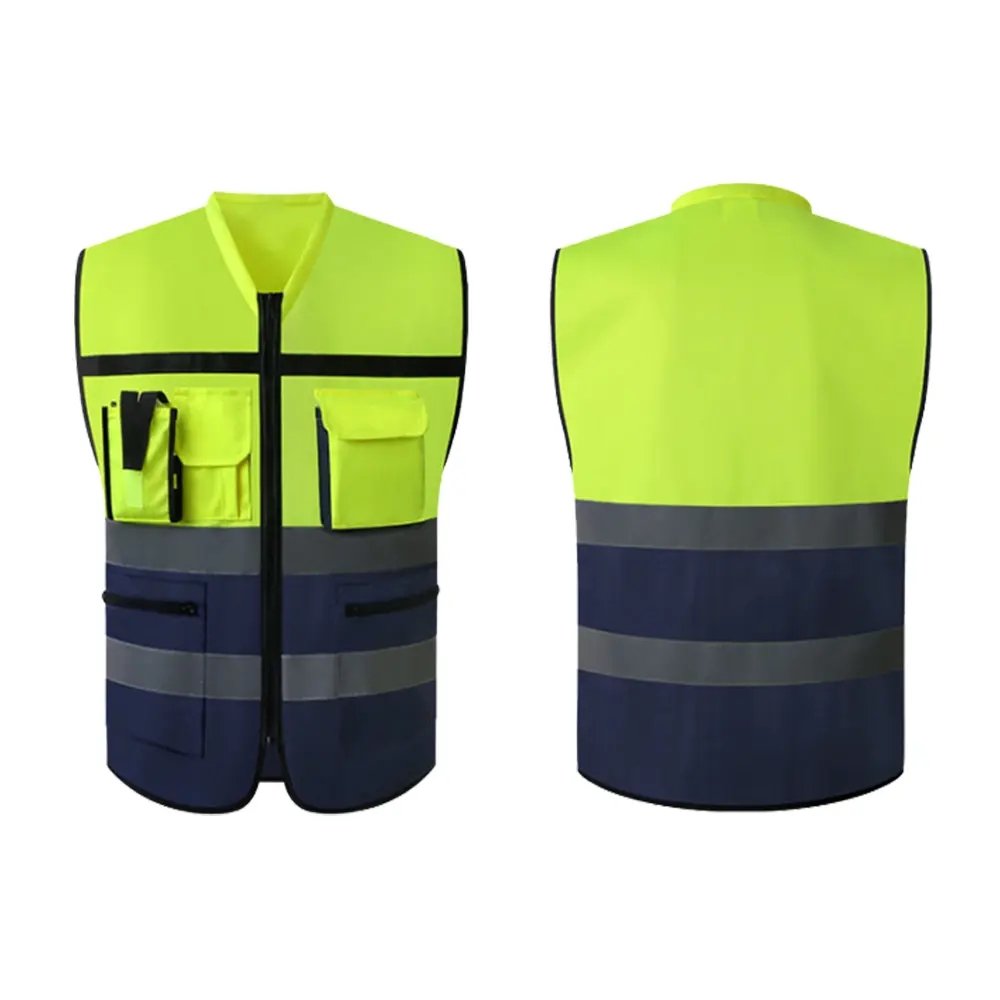 Safety Clothing High Visibility Jacket Outdoor High Reflective Safety Clothing Road Reflective Vest Can Be Customized