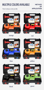 Fabrika kaynağı 5T 4 in 1 çift motorlu elektrik güç Jack ile güç lastik pompası LED ışık - Product Image 5
