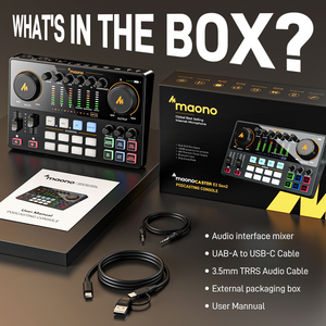 Maono E2 GEN2 Upgraded Professional <strong>Audio</strong> <strong>Interface</strong> 2 XLR <strong>Input</strong> 48V Phantom Power Live Streaming Podcasting - Product Image 6