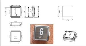 Новый оптовый Лифт кнопочный переключатель лифт кнопка лифта - Product Image 2
