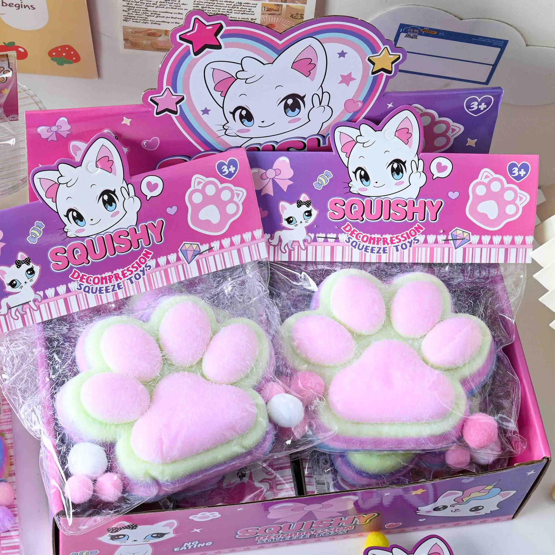 Extra large macaron rainbow plush 12.5*11cm 220g