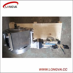 Cấp thực phẩm vệ sinh thép không gỉ hai cách diverter van khí nén van quay - Product Image 4