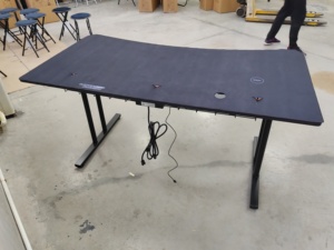 Metal Frame EG Gaming <strong>Table</strong> <strong>Computer</strong> <strong>Table</strong> with USB Wireless Charging Feature - Product Image 6